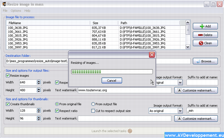 Redimensionneur 1.0.5.300